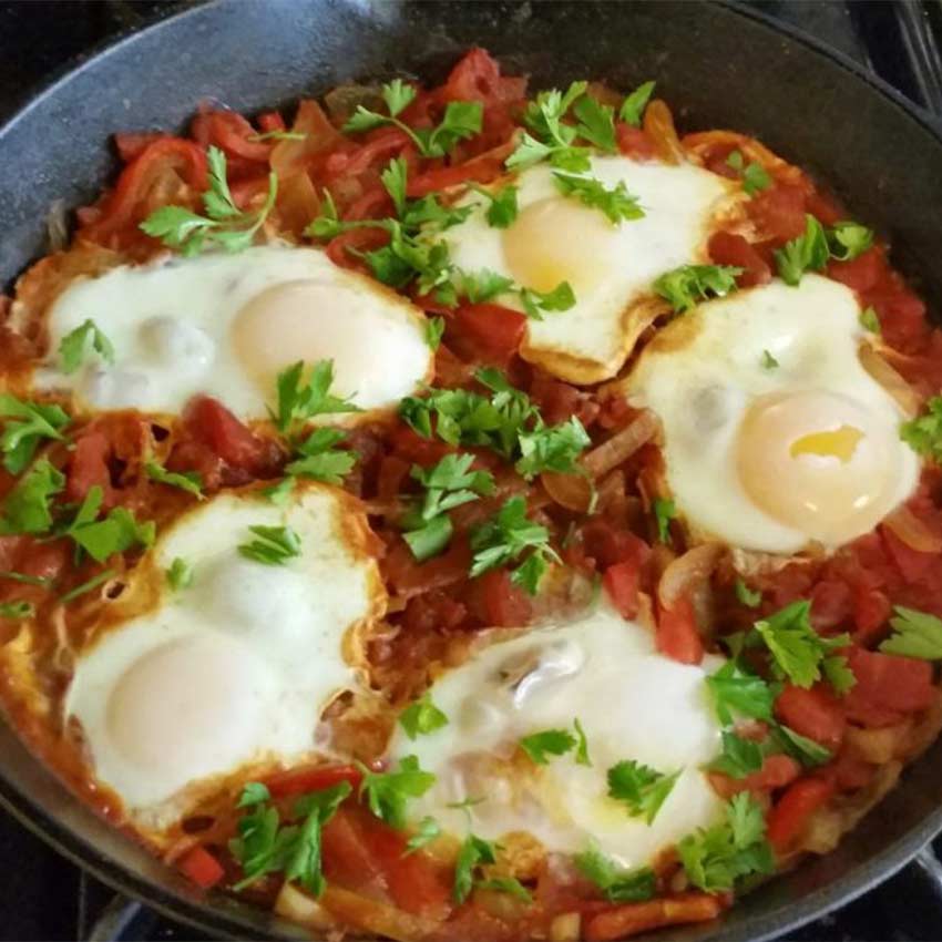 Shakshuka Low Carb Frühstück