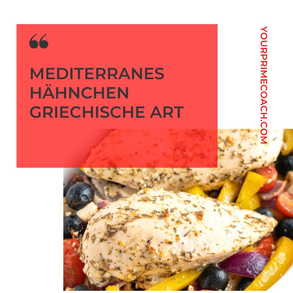 Personal Trainer Rezept für gesunde Ernährung